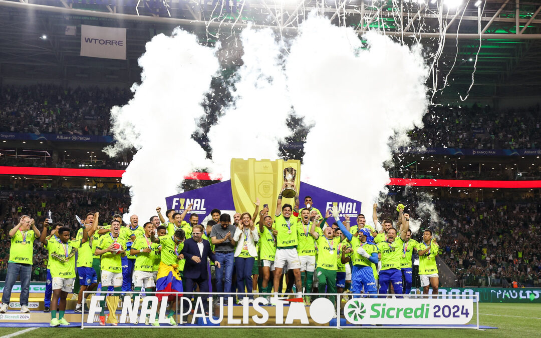Palmeiras vence com Allianz Parque lotado e conquista o tricampeonato do Paulistão